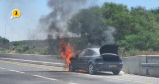 עלה באש, רכב נשרף