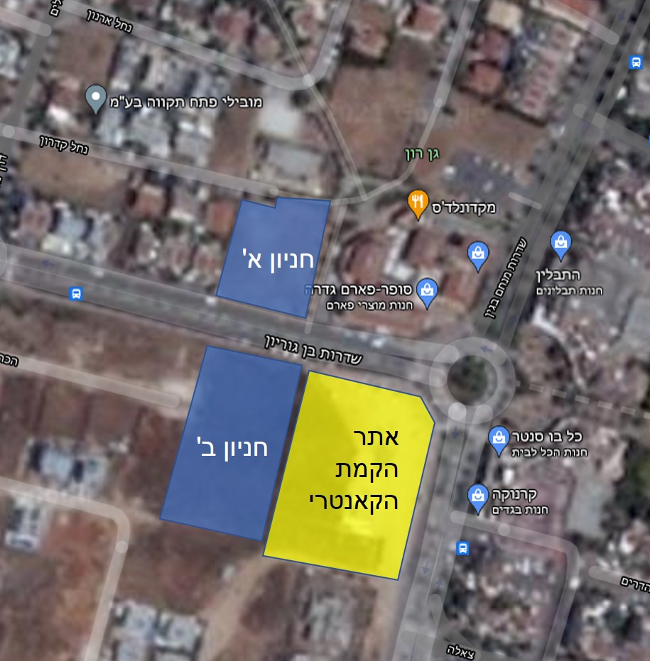 חניונים במקום קאנטרי קלאב