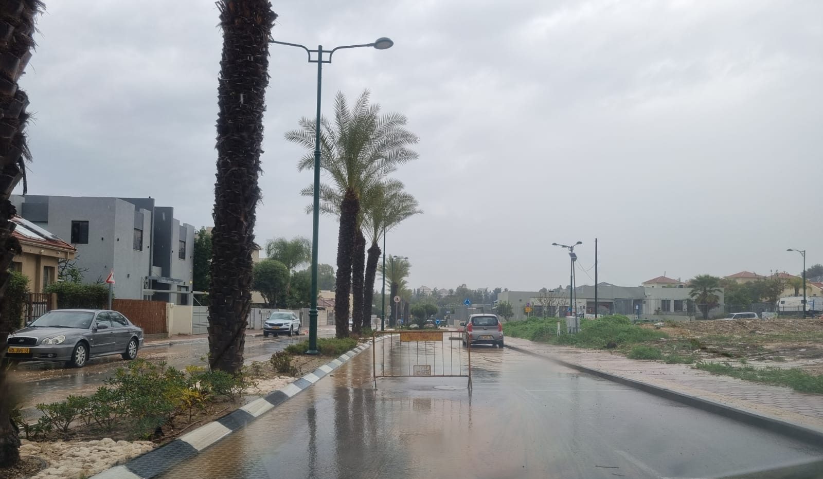 הצפה ברחוב פוקס גדרה