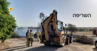 השריפה במערב גדרה