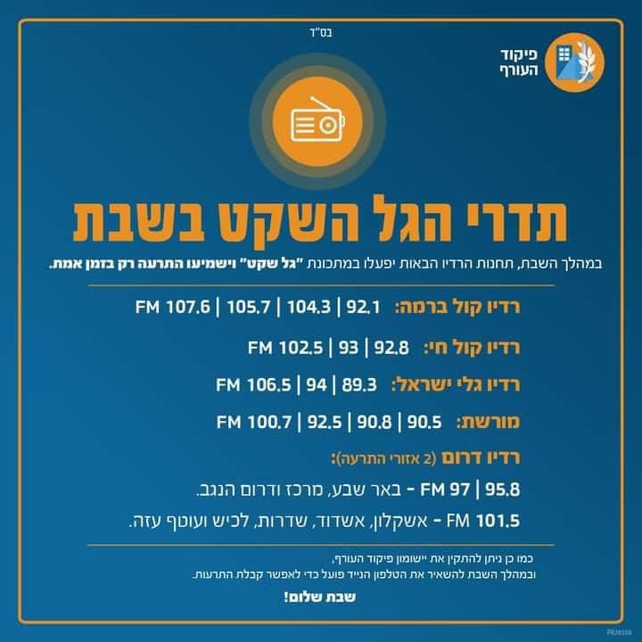 גל שקט בשבת 