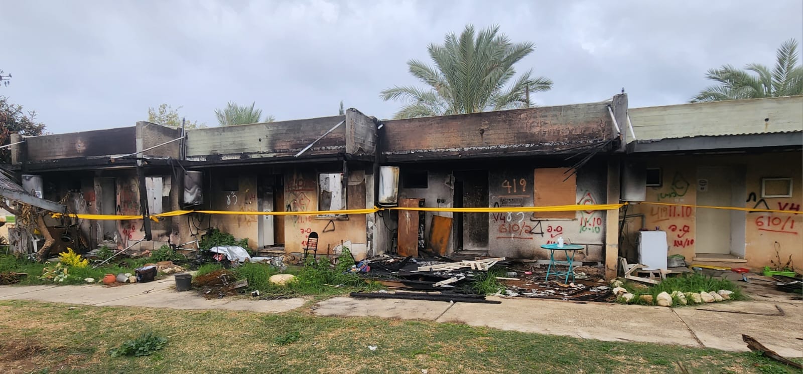 הרס בשיכון דור צעיר כפר עזה