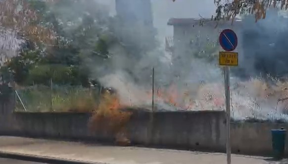 שריפה בציר ויצמן 