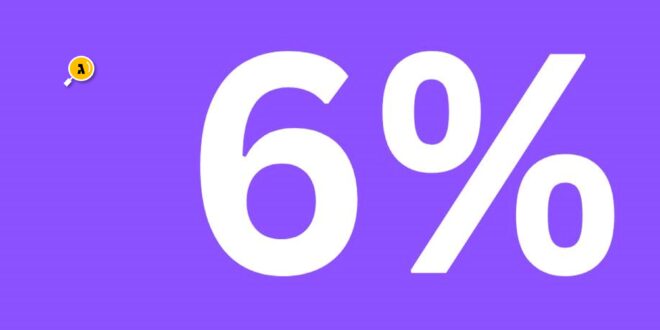 6 אחוז