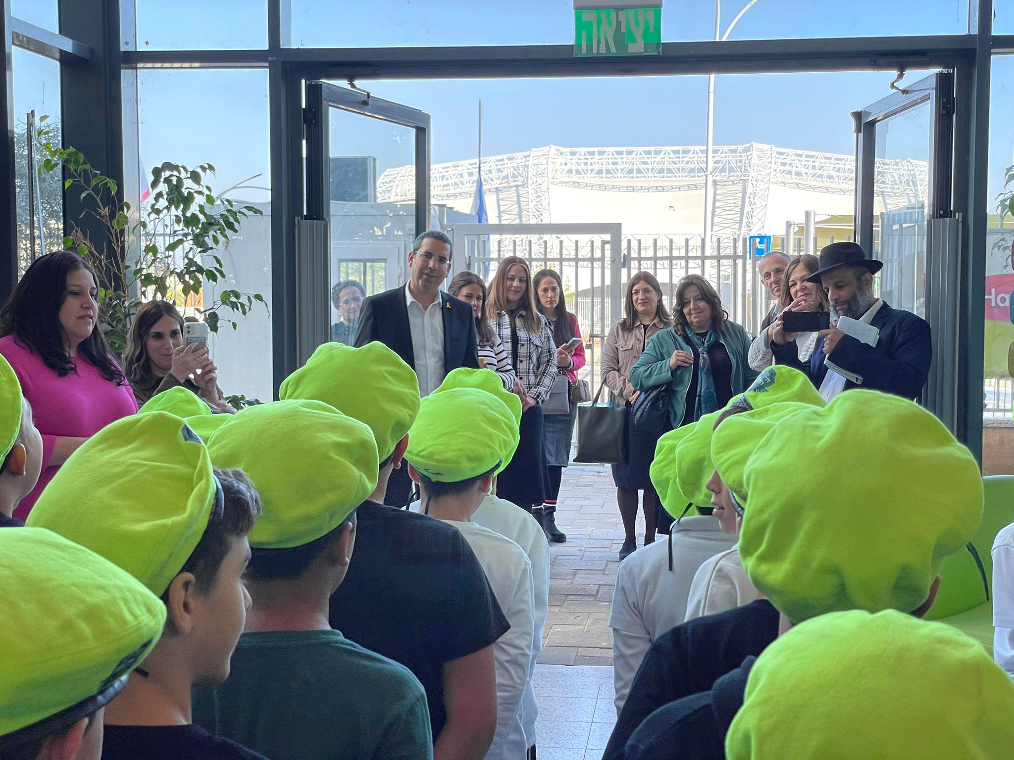 סיור ועדת הבחינה בשלהבות 