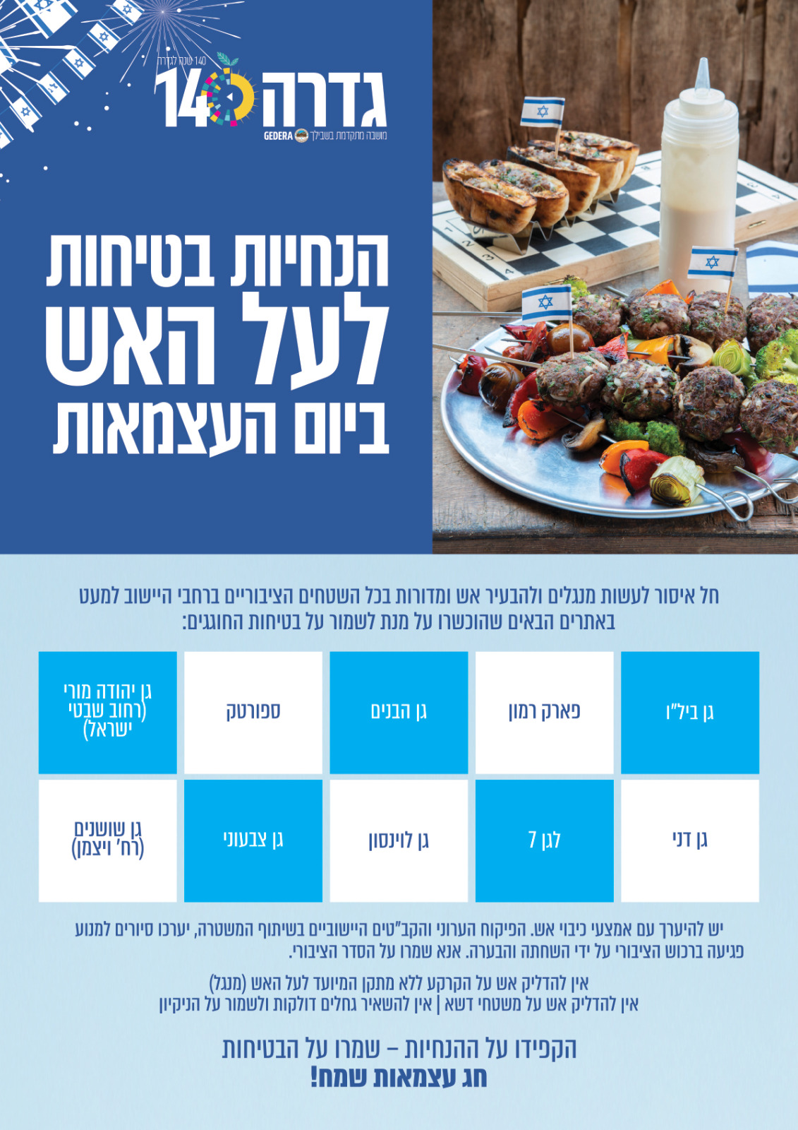 איפה מותר להדליק