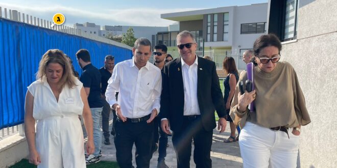 ביקור שר החינוך קיש