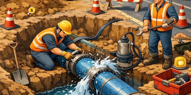 עבודות תשתית מים