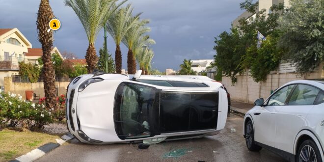 תאונה בציר בן גוריון