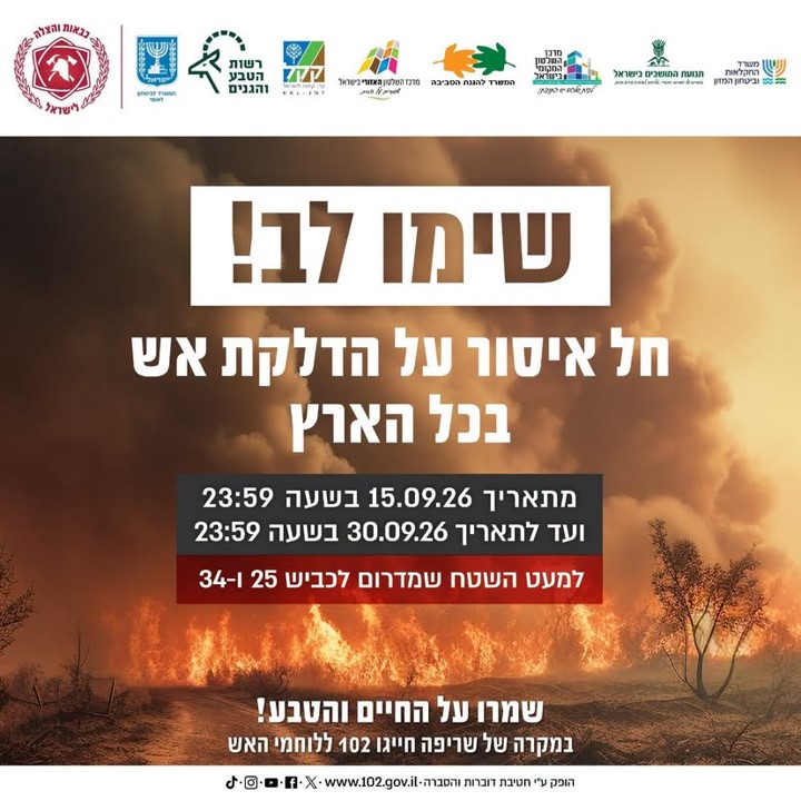 צו איסור מדורות 