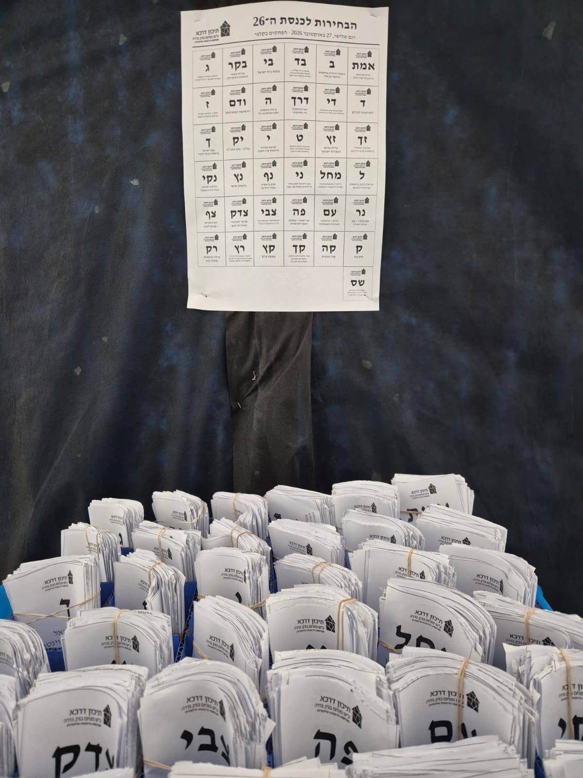 הצבעה בתיכון בגין