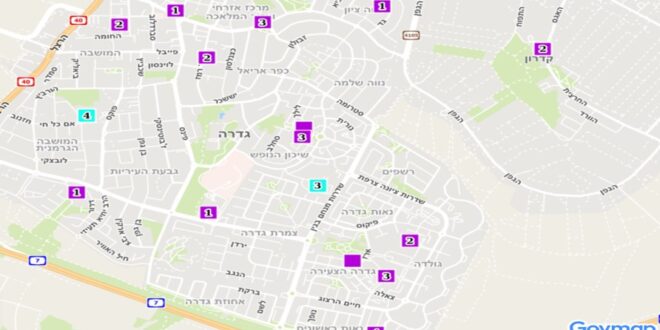 מפת הקלפיות